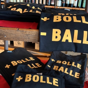 T-Shirt +BOLLE -BALLE Nera